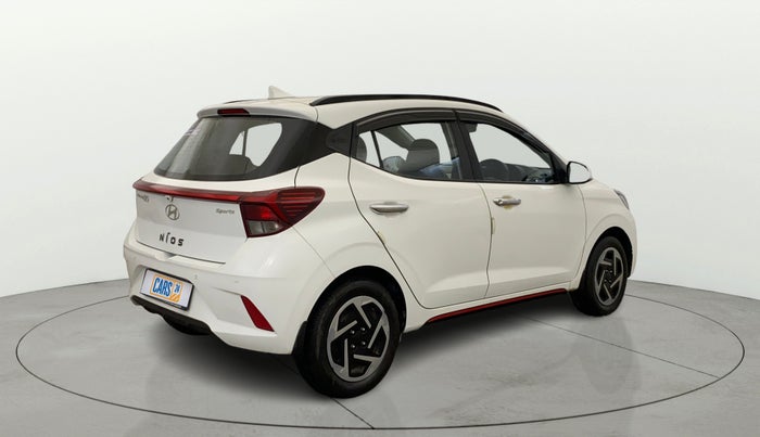 2023 Hyundai GRAND I10 NIOS SPORTZ 1.2 KAPPA VTVT, Petrol, Manual, 51,546 km, Right Back Diagonal