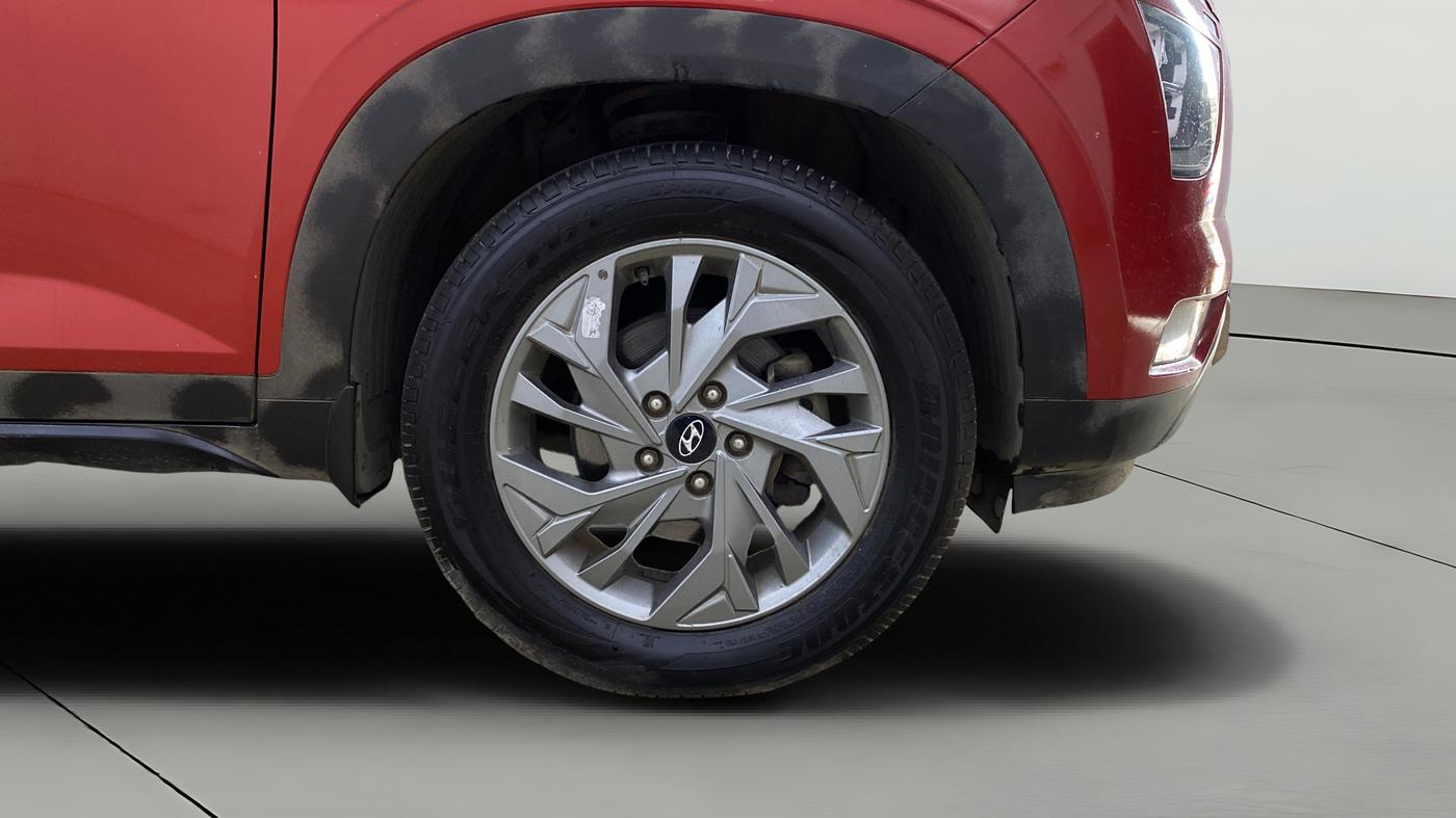 2021 Hyundai Creta SX (O) 1.4 TURBO DCT DUAL TONE, Petrol, Automatic, 29,416 km, Right Front Wheel