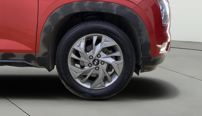 2021 Hyundai Creta SX (O) 1.4 TURBO DCT DUAL TONE, Petrol, Automatic, 29,416 km, Right Front Wheel