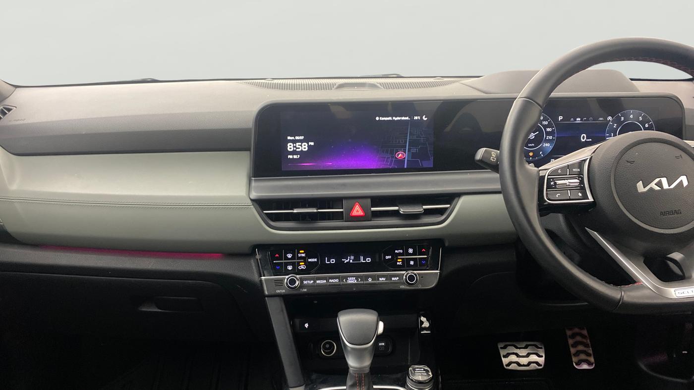 2023 KIA SELTOS  X LINE 1.5 TURBO PETROL DCT, Petrol, Automatic, 13,450 km, Air Conditioner
