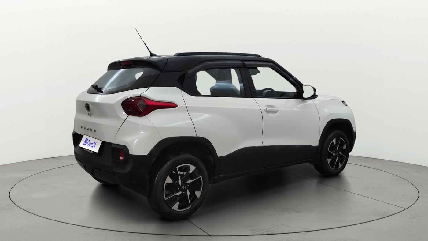 2024 Tata PUNCH CREATIVE AMT 1.2 RTN DUAL TONE, Petrol, Automatic, 9,649 km, Right Back Diagonal