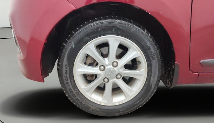 2014 Hyundai Grand i10 ASTA 1.2 KAPPA VTVT, Petrol, Manual, 98,348 km, Left Front Wheel