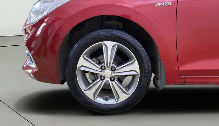 2019 Hyundai Verna 1.6 VTVT SX + AT, Petrol, Automatic, 62,731 km, Left Front Wheel