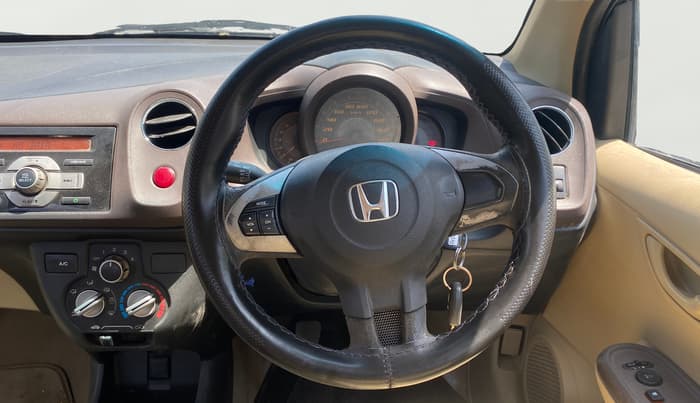 2013 Honda Amaze 1.5L I-DTEC S, Diesel, Manual, 55,585 km, Steering Wheel Close Up