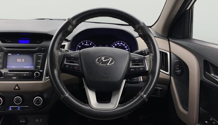2017 Hyundai Creta E PLUS 1.6 PETROL, Petrol, Manual, 39,630 km, Steering Wheel Close Up
