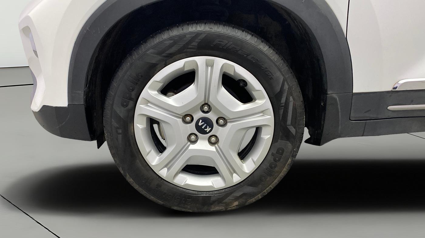 2021 KIA SONET HTX 1.0 IMT, Petrol, Manual, 27,179 km, Left Front Wheel