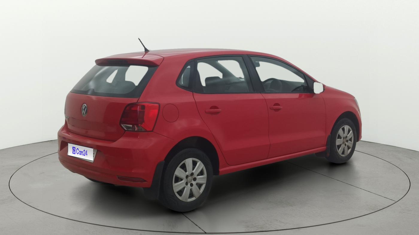 2018 Volkswagen Polo TRENDLINE 1.0L, Petrol, Manual, 43,491 km, Right Back Diagonal