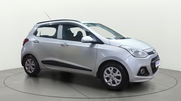 2016 Hyundai Grand i10 SPORTZ 1.2 KAPPA VTVT, CNG, Manual, 82,396 km, Right Front Diagonal