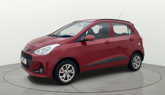 2017 Hyundai Grand i10 SPORTZ (O) 1.2 KAPPA VTVT, Petrol, Manual, 52,649 km, Left Front Diagonal