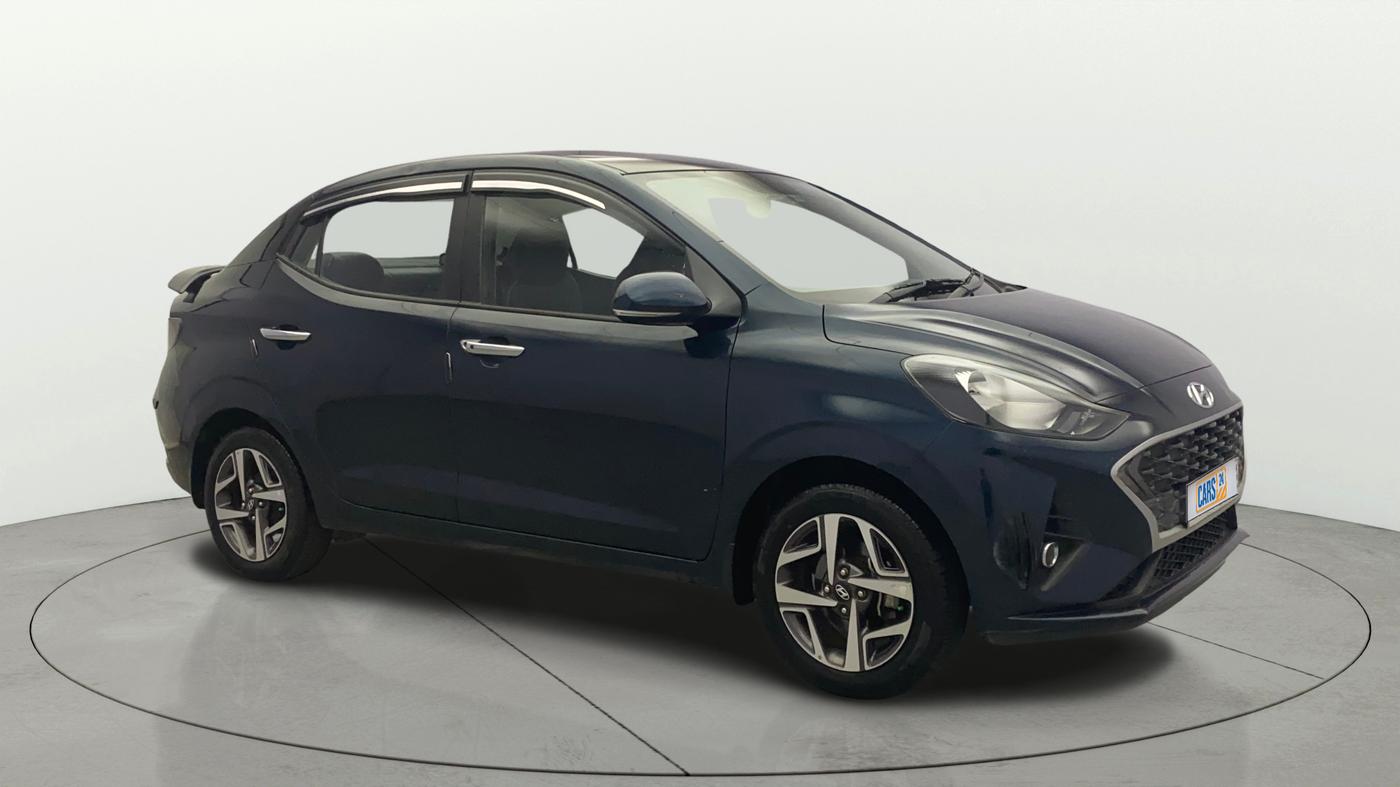 2022 Hyundai AURA SX 1.2 CNG, CNG, Manual, 1,21,535 km, Right Front Diagonal