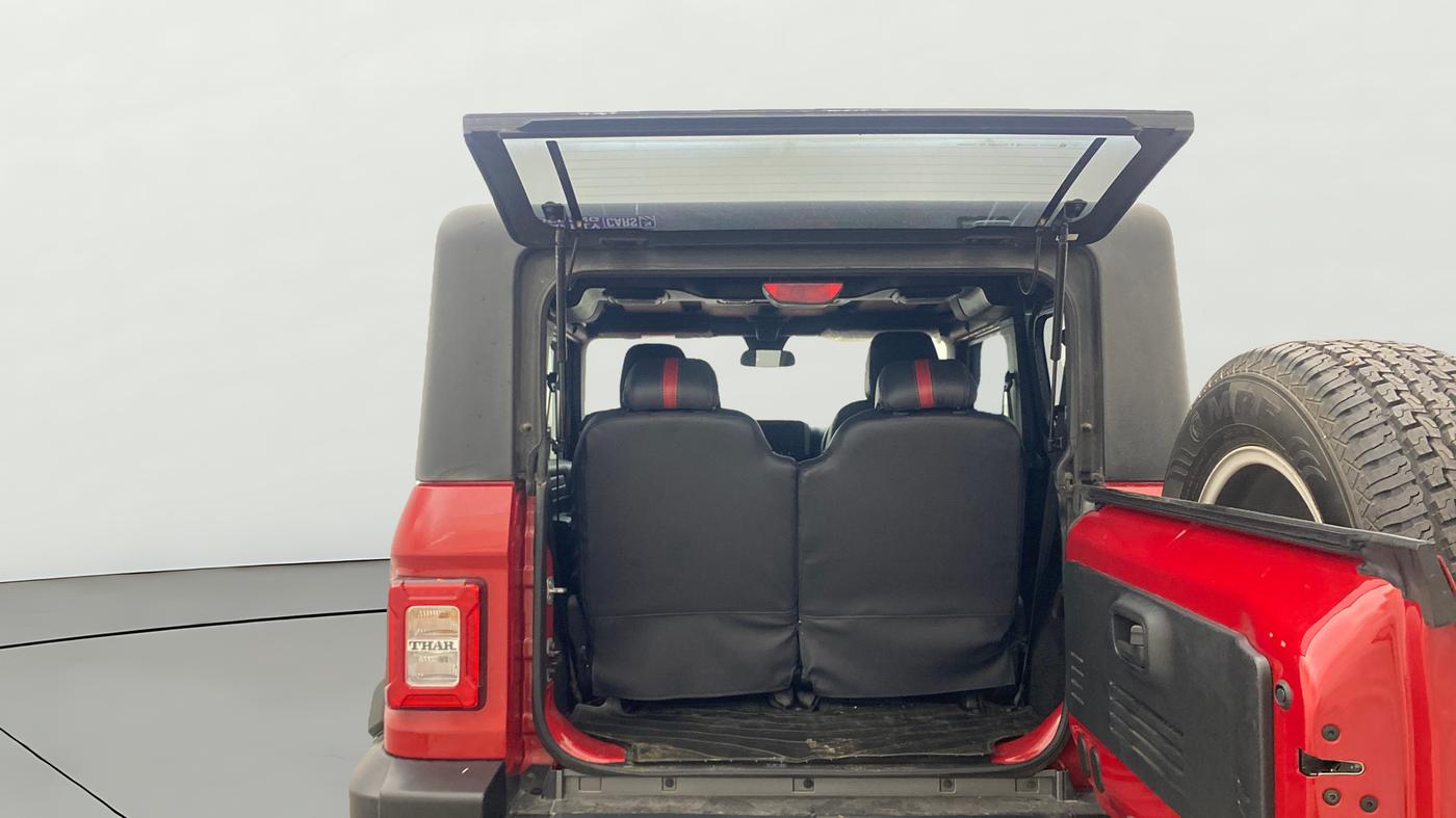 2022 Mahindra Thar LX HT PETROL 4WD MT, Petrol, Manual, 48,437 km, Boot Door Open