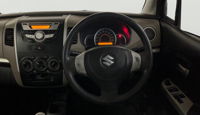 2014 Maruti Wagon R 1.0 VXI, Petrol, Manual, 32,154 km, Steering Wheel Close Up