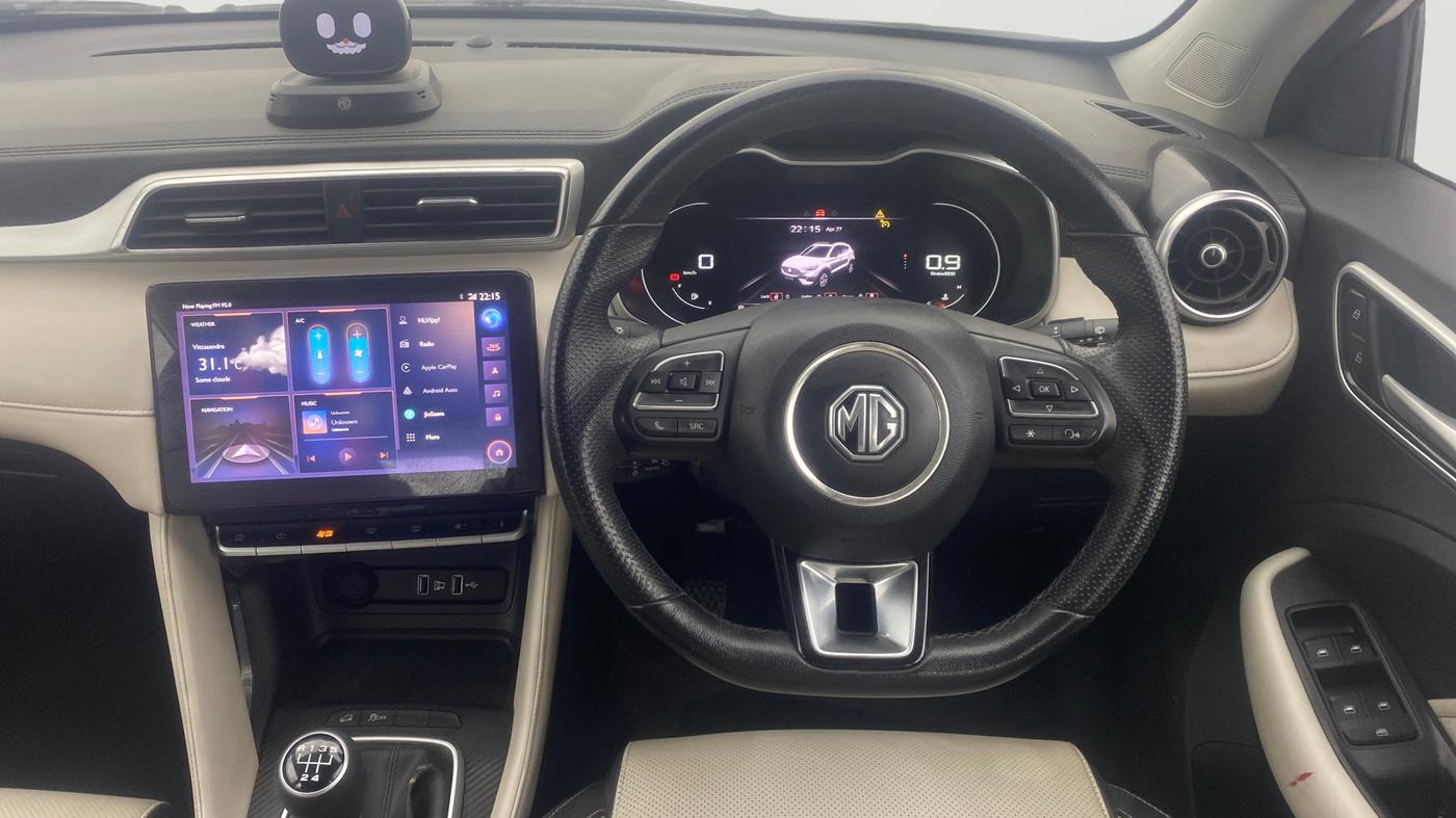 2022 MG ASTOR SHARP 1.5 MT, Petrol, Manual, 25,023 km, Steering Wheel Close Up