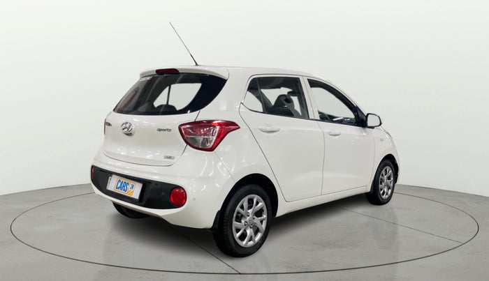 2017 Hyundai Grand i10 SPORTZ 1.2 KAPPA VTVT, Petrol, Manual, 17,933 km, Right Back Diagonal