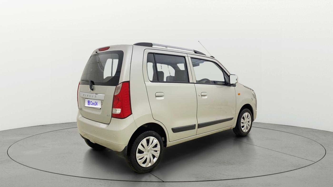 2017 Maruti Wagon R 1.0 VXI, Petrol, Manual, 72,899 km, Right Back Diagonal