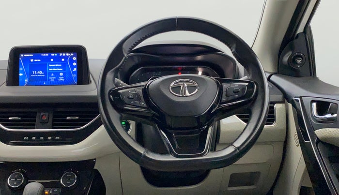 2022 Tata NEXON XZA PLUS (PREMIUM) PETROL, Petrol, Automatic, 43,680 km, Steering Wheel Close Up