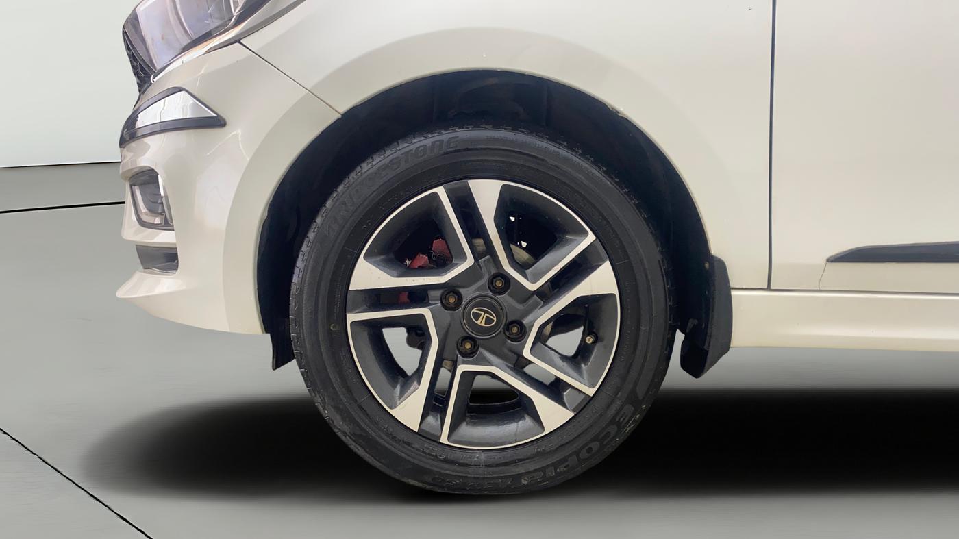 2020 Tata TIGOR XZ PLUS PETROL, Petrol, Manual, 53,907 km, Left Front Wheel