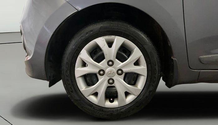 2015 Hyundai Grand i10 SPORTZ 1.2 KAPPA VTVT, Petrol, Manual, 55,078 km, Left Front Wheel