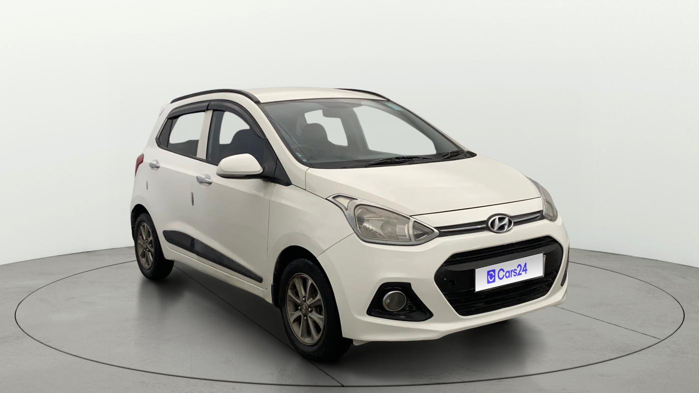2016 Hyundai Grand i10 ASTA (O) 1.2 KAPPA VTVT, Petrol, Manual, 42,667 km, Right Front Diagonal
