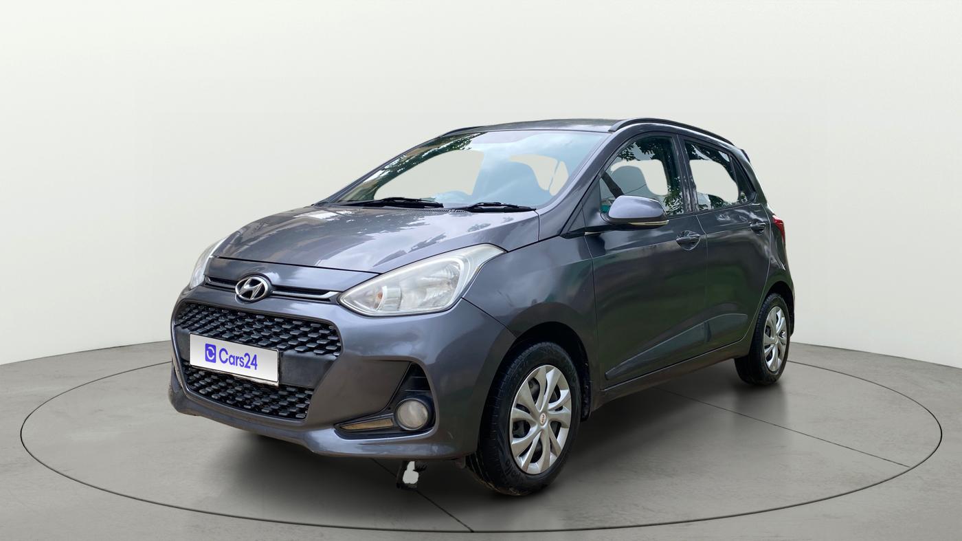 2019 Hyundai Grand i10 SPORTZ 1.2 KAPPA VTVT, Petrol, Manual, 70,289 km, Left Front Diagonal