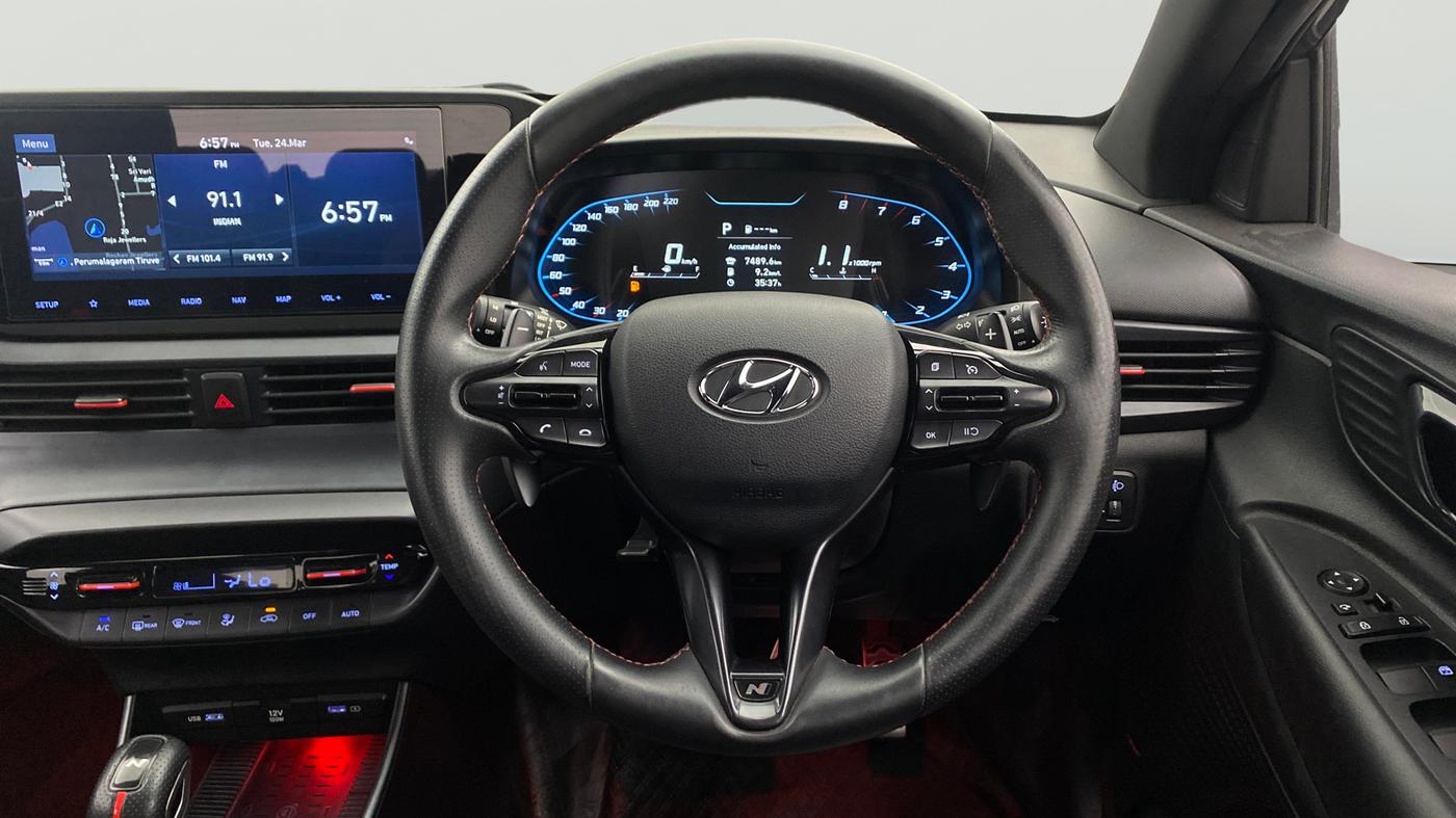 2023 Hyundai NEW I20 N LINE N8 1.0 TURBO GDI DCT, Petrol, Automatic, 32,436 km, Steering Wheel Close Up