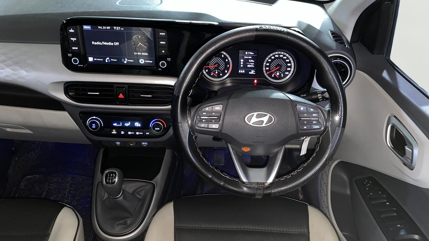 2024 Hyundai GRAND I10 NIOS SPORTZ 1.2 KAPPA VTVT, Petrol, Manual, 4,382 km, Steering Wheel Close Up