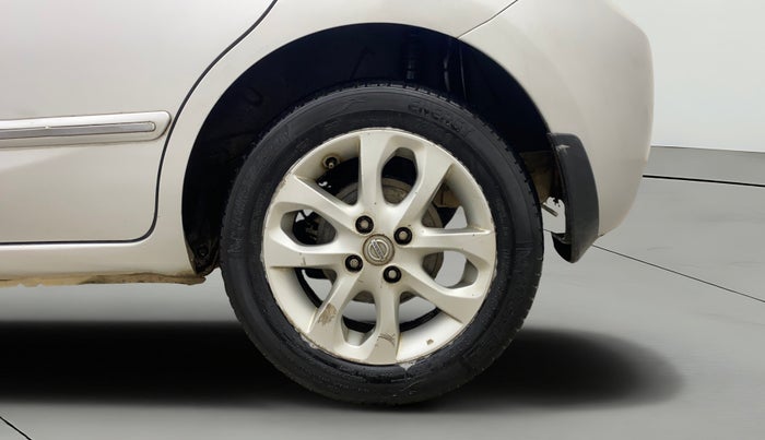 2013 Nissan Micra XV CVT, Petrol, Automatic, 1,07,997 km, Left Rear Wheel