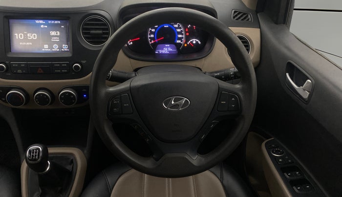 2018 Hyundai Grand i10 SPORTZ 1.2 KAPPA VTVT, Petrol, Manual, 54,908 km, Steering Wheel Close Up