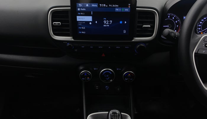 2021 Hyundai VENUE SX 1.0 (O) TURBO IMT, Petrol, Manual, 25,792 km, Air Conditioner