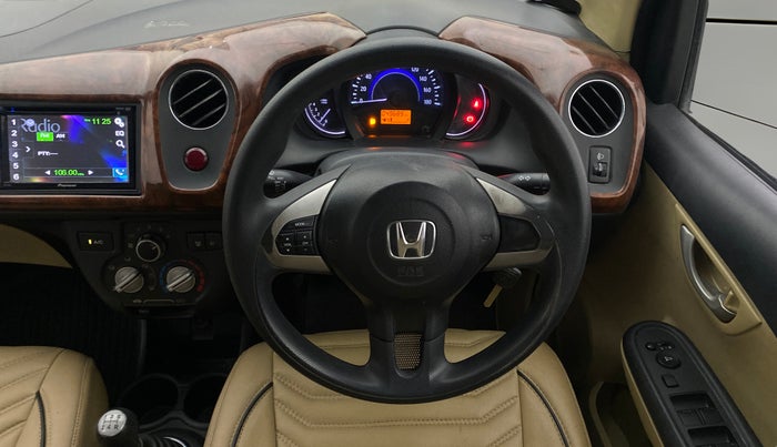 2015 Honda Amaze 1.2L I-VTEC VX, Petrol, Manual, 49,652 km, Steering Wheel Close Up