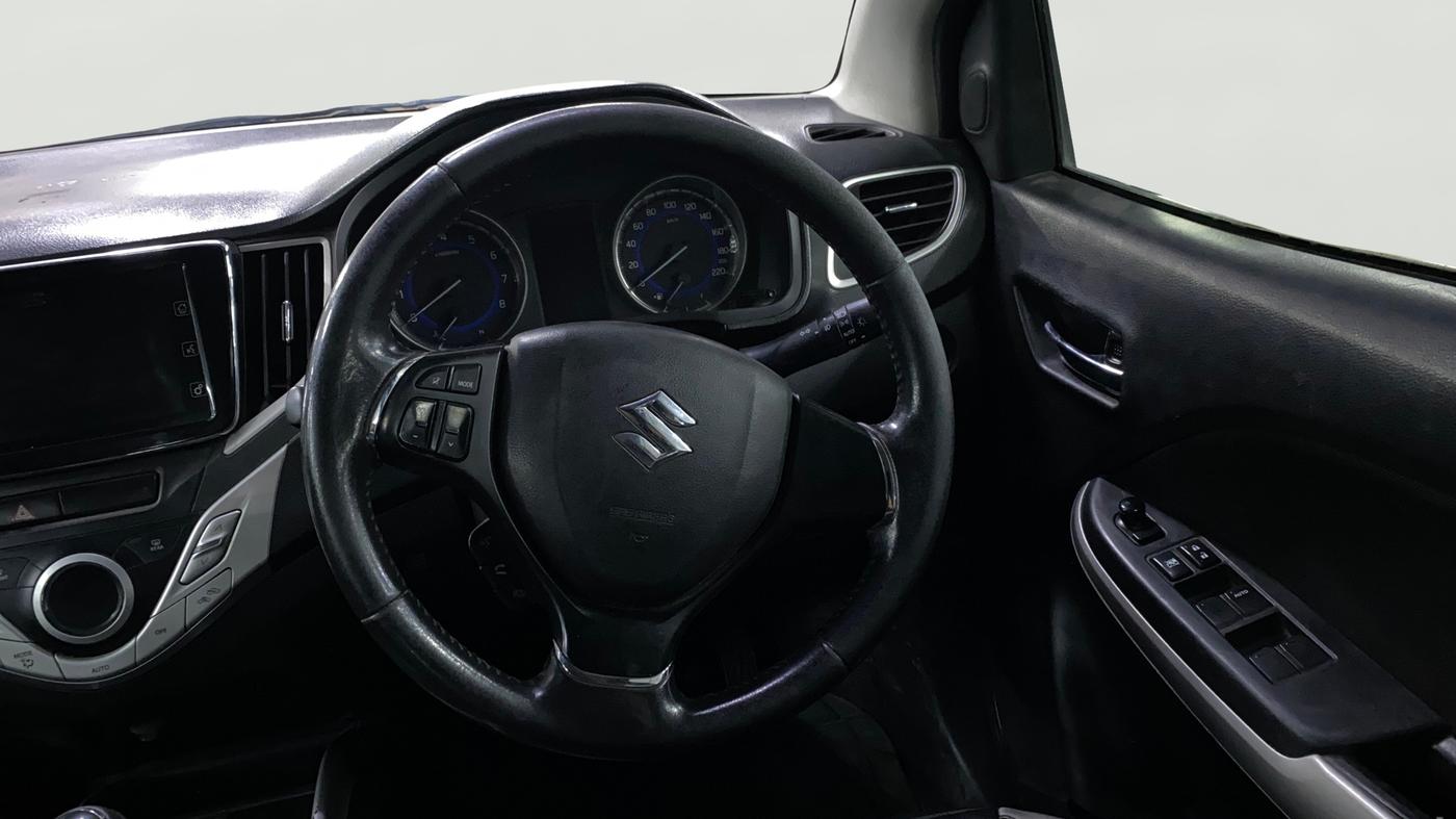 2017 Maruti Baleno ALPHA PETROL 1.2, Petrol, Manual, 68,794 km, Steering Wheel Close Up