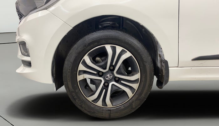 2023 Tata TIGOR XZ PLUS CNG LEATHERETTE PACK, CNG, Manual, 34,246 km, Left Front Wheel