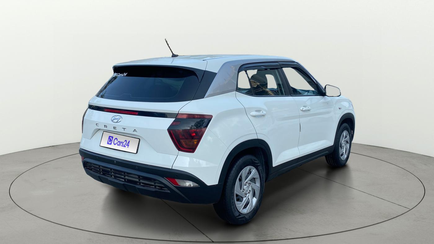 2023 Hyundai Creta E 1.5 DIESEL, Diesel, Manual, 50,614 km, Right Back Diagonal