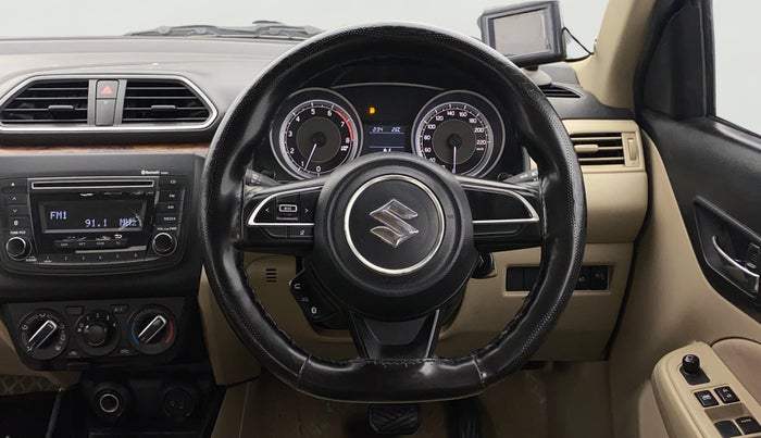 2018 Maruti Dzire VXI AMT, Petrol, Automatic, 52,638 km, Steering Wheel Close Up