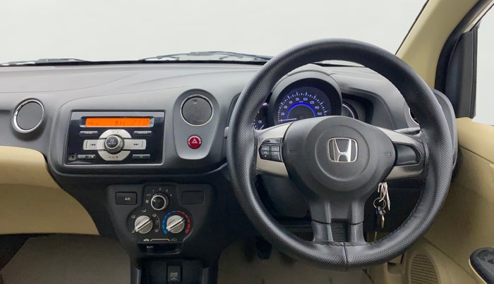 2015 Honda Amaze 1.2L I-VTEC S, Petrol, Manual, 80,673 km, Steering Wheel Close Up