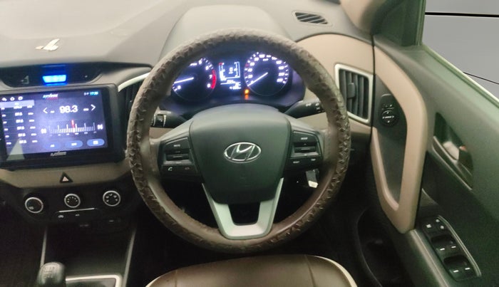 2017 Hyundai Creta E PLUS 1.6 PETROL, Petrol, Manual, 41,781 km, Steering Wheel Close Up