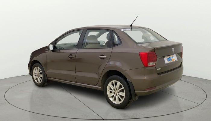 2016 Volkswagen Ameo HIGHLINE DSG 1.5 DIESEL , Diesel, Automatic, 1,06,980 km, Left Back Diagonal