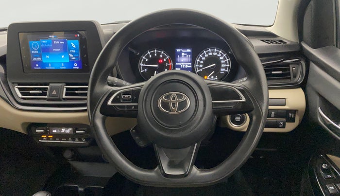2023 Toyota Glanza G AMT, Petrol, Automatic, 1,31,108 km, Steering Wheel Close Up