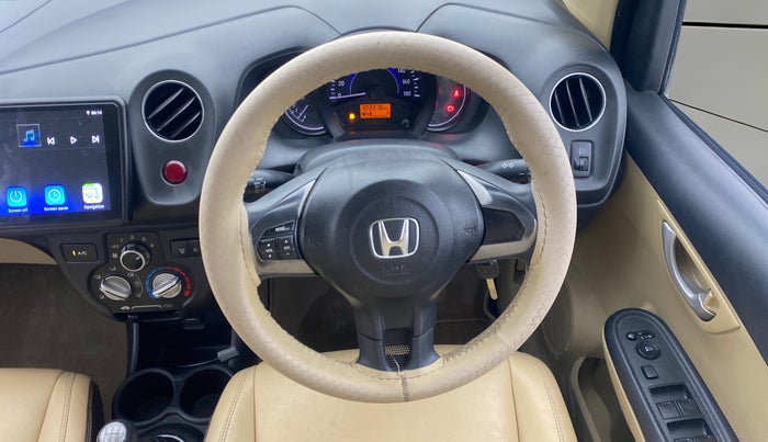 2016 Honda Brio VX MT, Petrol, Manual, 1,03,315 km, Steering Wheel Close Up