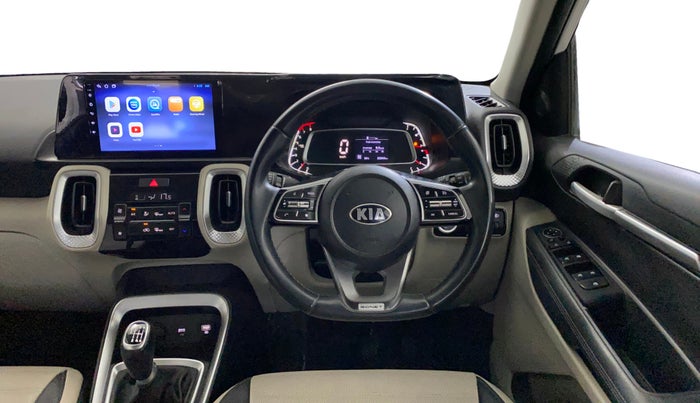 2020 KIA SONET HTX 1.0 IMT, Petrol, Manual, 28,936 km, Steering Wheel Close Up