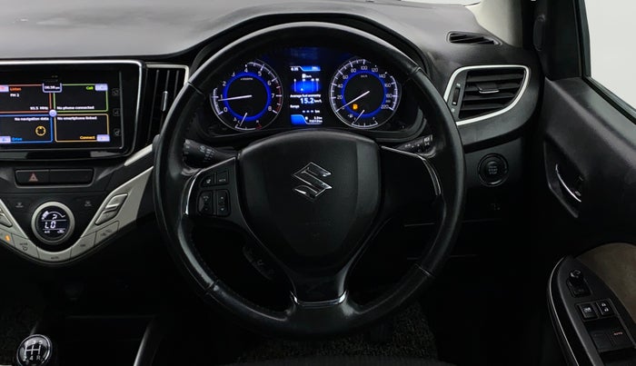 2017 Maruti Baleno ALPHA PETROL 1.2, Petrol, Manual, 73,309 km, Steering Wheel Close Up