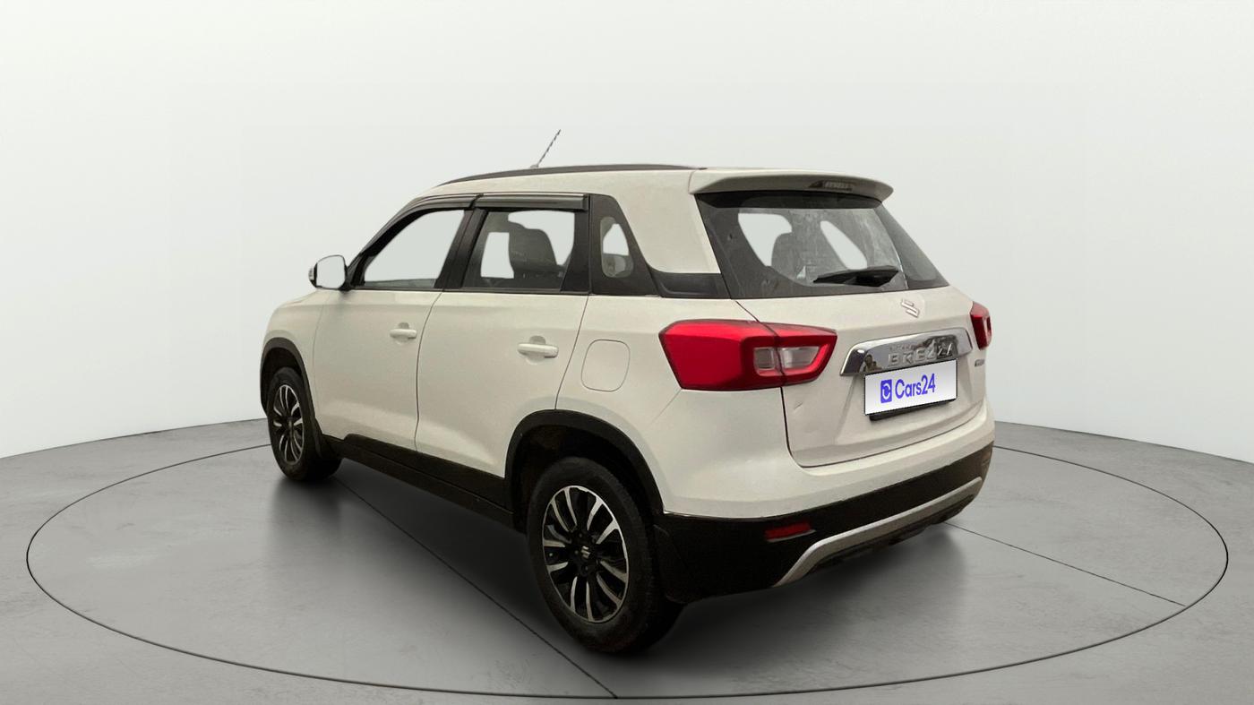 2022 Maruti Vitara Brezza ZXI PLUS AT SHVS, Petrol, Automatic, 24,337 km, Left Back Diagonal