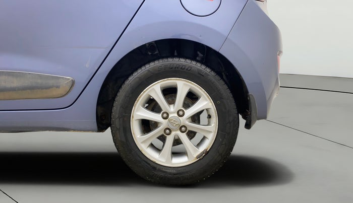 2016 Hyundai Grand i10 ASTA AT 1.2 KAPPA VTVT, Petrol, Automatic, 34,735 km, Left Rear Wheel