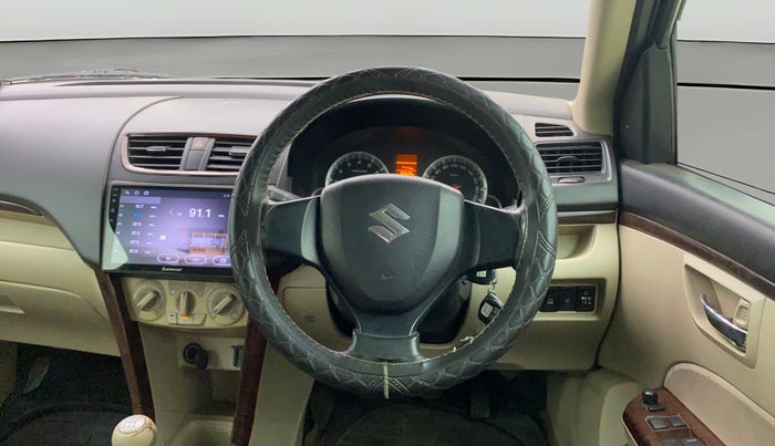 2015 Maruti Swift Dzire VXI, Petrol, Manual, 66,600 km, Steering Wheel Close Up