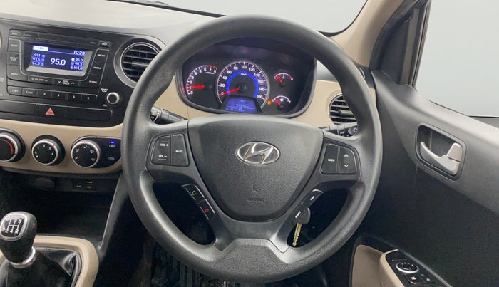 2016 Hyundai Grand i10 SPORTZ 1.2 KAPPA VTVT, Petrol, Manual, 67,039 km, Steering Wheel Close Up