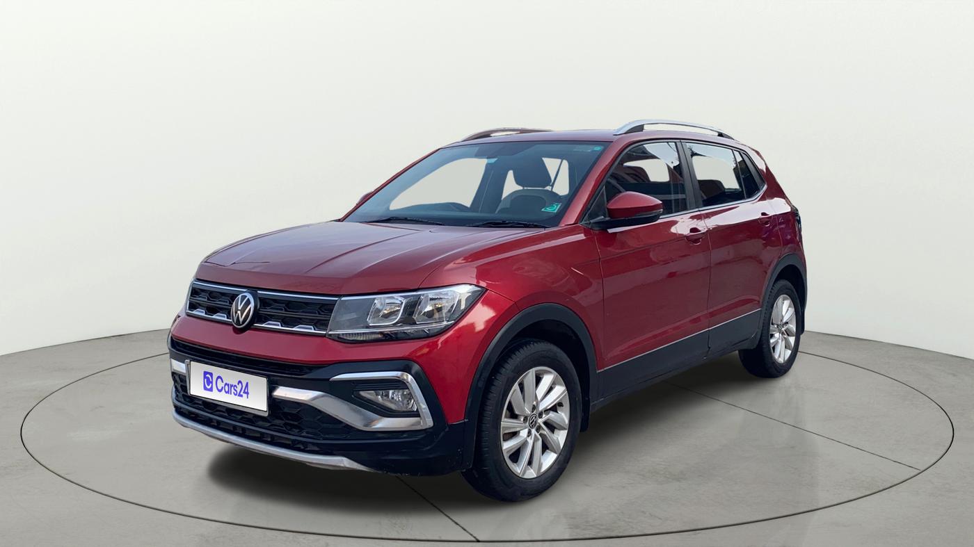 2022 Volkswagen TAIGUN HIGHLINE 1.0 TSI AT, Petrol, Automatic, 56,067 km, Left Front Diagonal