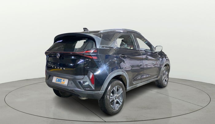 2024 Tata NEXON Fearless Plus S 1.2 Revotron 7DCA Dark Edition, Petrol, Automatic, 7,773 km, Right Back Diagonal