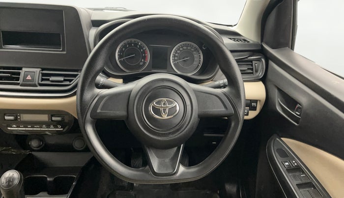 2024 Toyota Glanza E, Petrol, Manual, 21,359 km, Steering Wheel Close Up