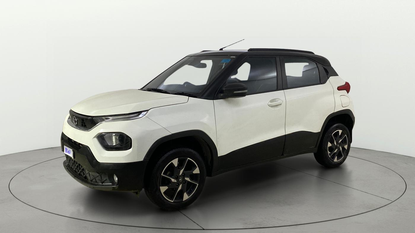 2021 Tata PUNCH CREATIVE AMT 1.2 RTN DUAL TONE, Petrol, Automatic, 31,423 km, Left Front Diagonal