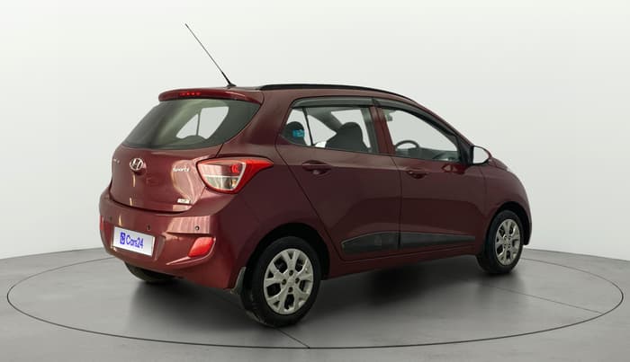 2016 Hyundai Grand i10 SPORTZ 1.2 KAPPA VTVT, Petrol, Manual, 40,707 km, Right Back Diagonal